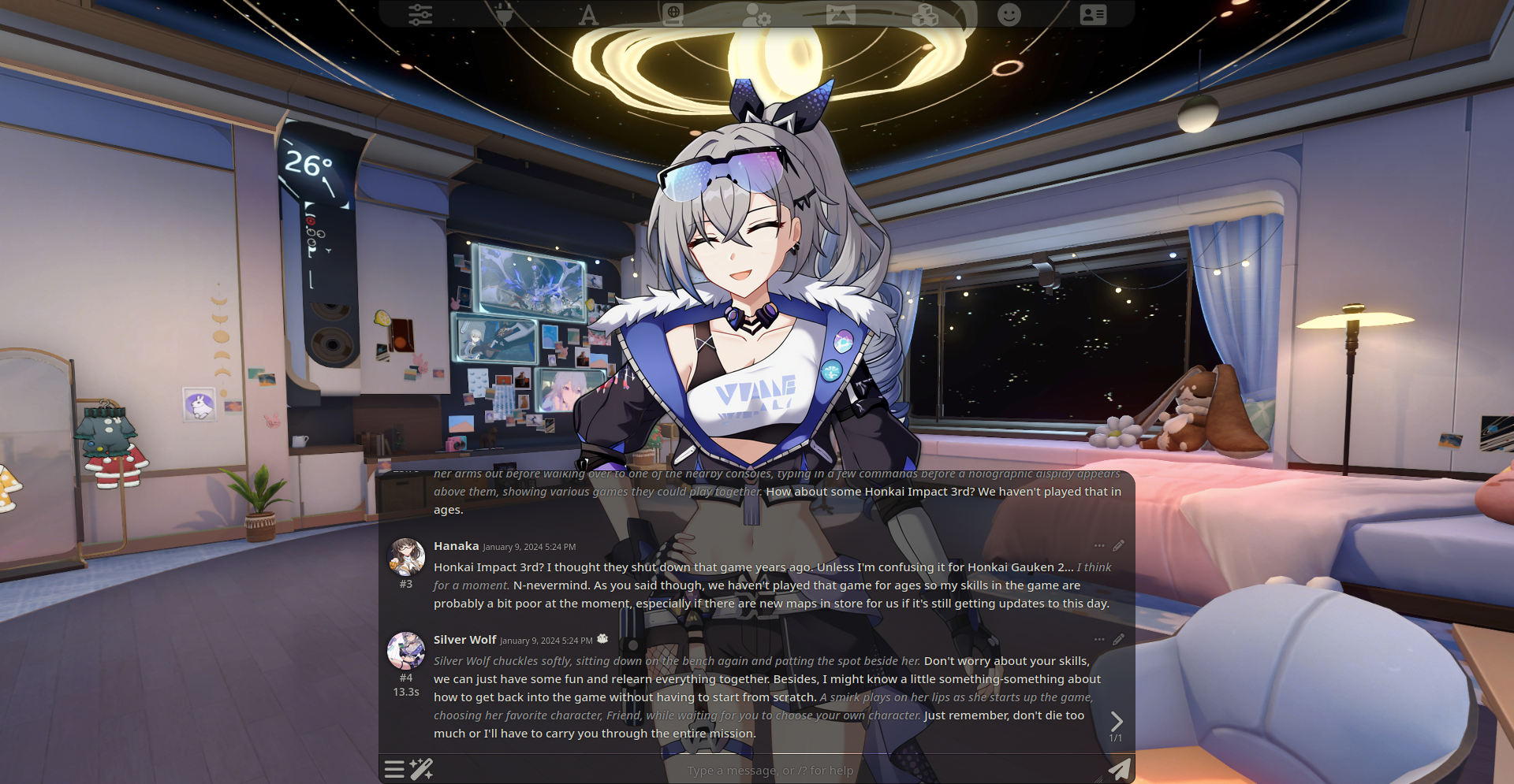 视觉小说显示